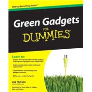 Green Gadgets For Dummies