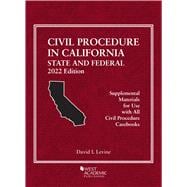 Civil Procedure in California(American Casebook Series)