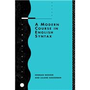 A Modern Course in English Syntax