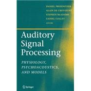 Auditory Signal Processing