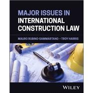 Major Issues in International Construction Law,9781394279159