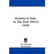 Rambles in Italy : In the Years 1816-17 (1818)