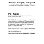 The Service Catalog Step-by-Step Guide - How to Kit Includes Instant Access to All Innovative Templates, Documents and Examples to Apply Immediately