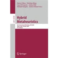 Hybrid Metaheuristics : 6th International Workshop, HM 2009 Udine, Italy, October 16-17, 2009 Proceedings
