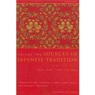 Sources of Japanese Tradition