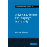 Universal Grammar and Language Learnability
