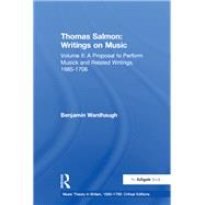 Thomas Salmon: Writings on Music