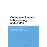 Contrastive Studies in Morphology and Syntax