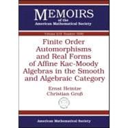 Finite Order Automorphisms and Real Forms of Affine Kac-moody Algebras in the Smooth and Algebraic Category