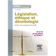Législation, éthique et déontologie