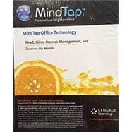 MindTap Office Technology, 1 term (6 months) Printed Access Card for Read/Ginn's Records Management, 10th