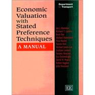 Economic Valuation With Stated Preference Techniques