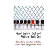 Good English, Oral and Written, Book One