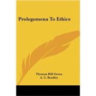 Prolegomena to Ethics