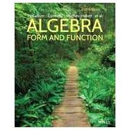 Algebra: Form and Function