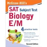 McGraw-Hill's SAT Subject Test: Biology E/M, 2/E