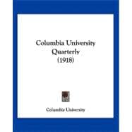 Columbia University Quarterly
