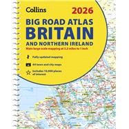 2026 Collins Big Road Atlas Britain and Northern Ireland A3 Spiral