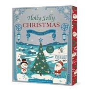 Holly Jolly Christmas Coloring Book Festive Scenes of Santa, Reindeer & Cheer