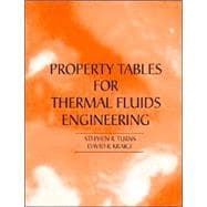 Properties Tables Booklet for Thermal Fluids Engineering