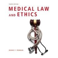 Medical Law and Ethics,9780132559225