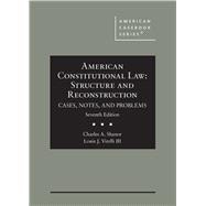 American Constitutional Law(American Casebook Series)