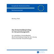 Das Erstanmelderprivileg Im Versammlungsrecht