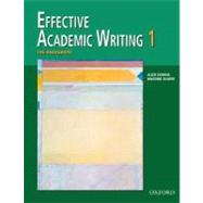 Effective Academic Writing 1 Student Book The Paragraph