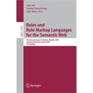 Rules And Rule Markup Languages for the Semantic Web: First International Conference, Ruleml 2005, Galway, Ireland, November 2005, Proceedings