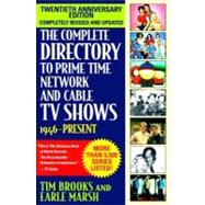 The Complete Directory to Prime Time Network and Cable TV Shows, 7th edition