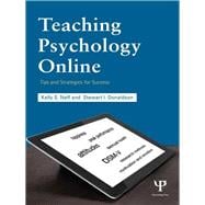 Teaching Psychology Online: Tips and Strategies for Success,9781848729230