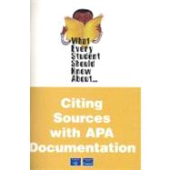 What Every Student Should Know About Citing Sources With Apa Documentation