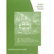 Student Solutions Manual for Stewart/Redlin/Watson's Algebra and Trigonometry, 3rd