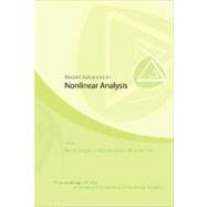 Recent Advances In Nonlinear Analysis