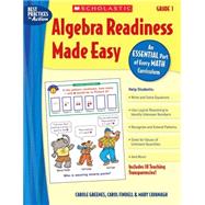 Algebra Readiness Made Easy: Grade 1 An Essential Part of Every Math Curriculum