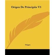 Origen De Principiis