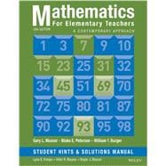 Mathematics for Elementary Teachers Student Hints