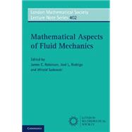 Mathematical Aspects of Fluid Mechanics