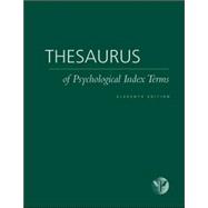 Thesaurus of Psychological Index Terms