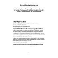 Social Media Guidance: Real World Application, Templates, Documents, and Examples of the Use of Social Media in the Public Domain. Plus Free Access to Membership Only Site f