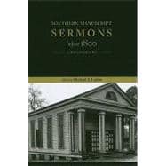 Southern Manuscript Sermons Before 1800: A Bibliography