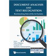 Document Analysis and Text Recognition