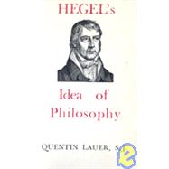 Hegel's Idea of Philosophy