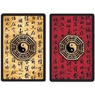 Yin Yang Premium Plastic Playing Cards, Set of 2, Standard Index (Bridge Size)