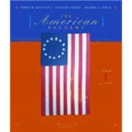 The American Pageant:  A History of the Republic: Volume I to !877