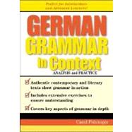 German Grammar in Context : Analysis and Practice