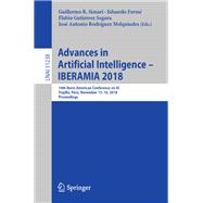 Advances in Artificial Intelligence - IBERAMIA 2018