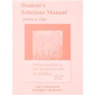 Student Solutions Manual for Prealgebra and Introductory Algebra