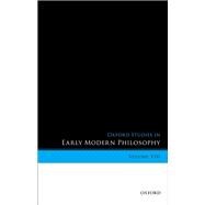 Oxford Studies in Early Modern Philosophy, Volume VIII