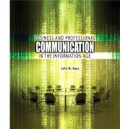 Business and Professional Communication in the Information Age